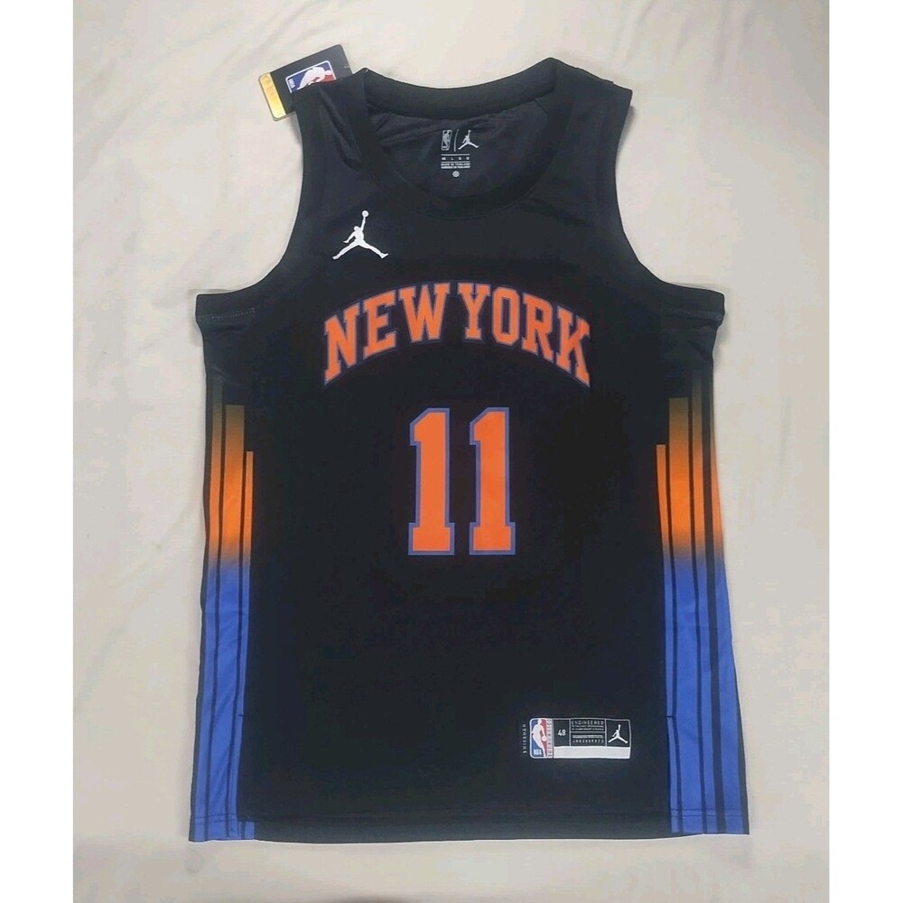New York Knicks #11 Jalen Brunson Jersey Men's Size Large 48